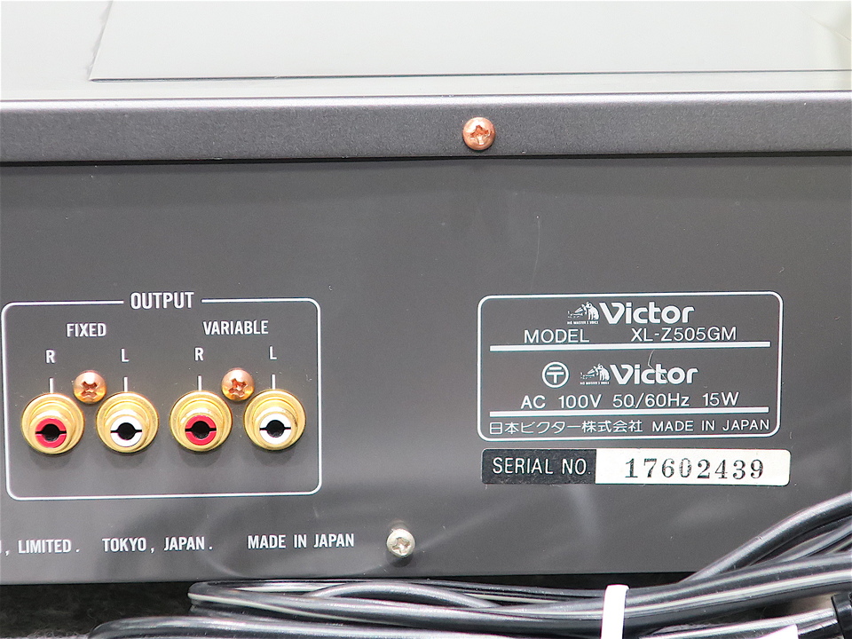 XL-Z505GM Victor - HiFi-Do McIntosh/JBL/audio-technica/Jeff