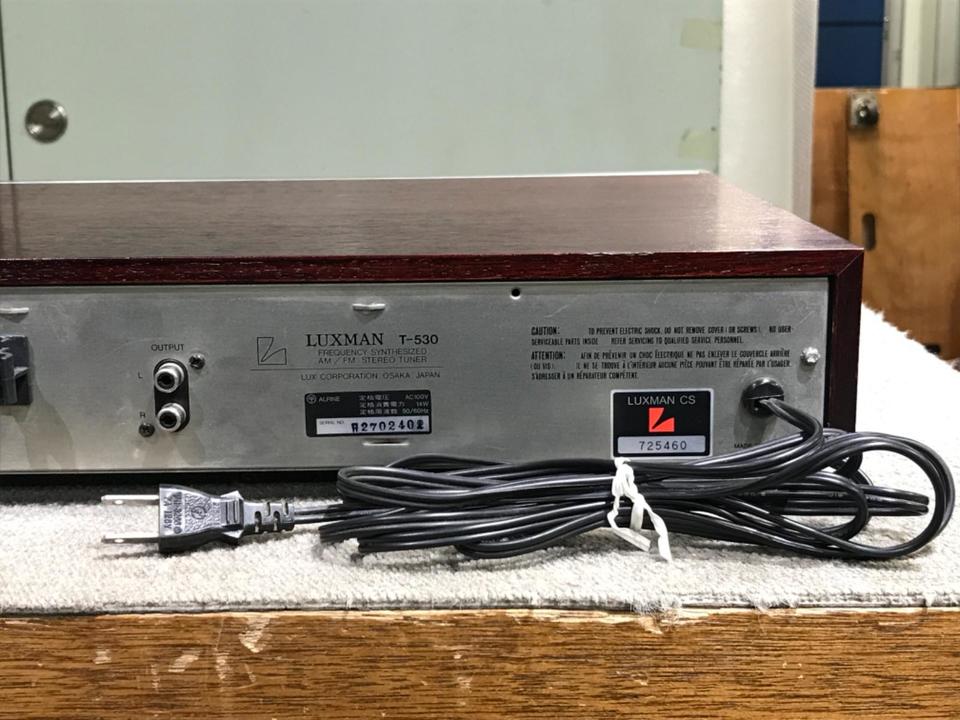 動作品☆LUXMAN ラックスマン チューナー T-530 ※2024年11月に専門店