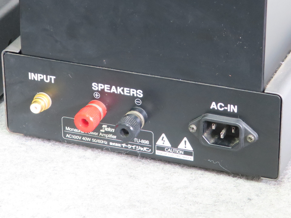 【ジャンク品】エレキット モノラルパワーアンプ TU-898 ジャンク品】エレキット モノラルパワーアンプ TU-898 ジャンク品