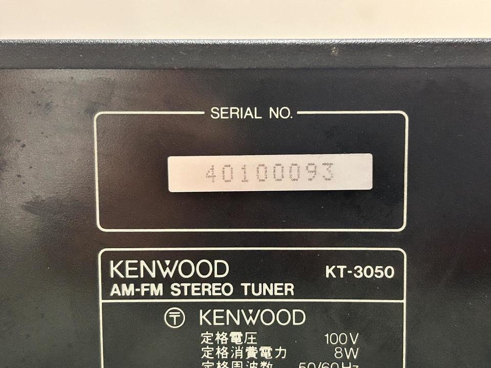 値下げ 美品 正常動作 KENWOOD チューナー KT-3050 リモコン等 KT-3050 KENWOOD - 中古オーディオ 高価買取・販売 ハイファイ堂