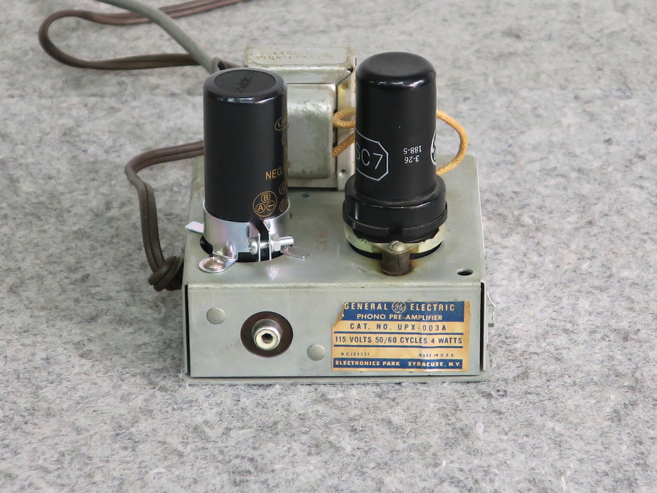 GE 真空管 フォノイコライザー UPX-003A バリレラ 最 安値 価格