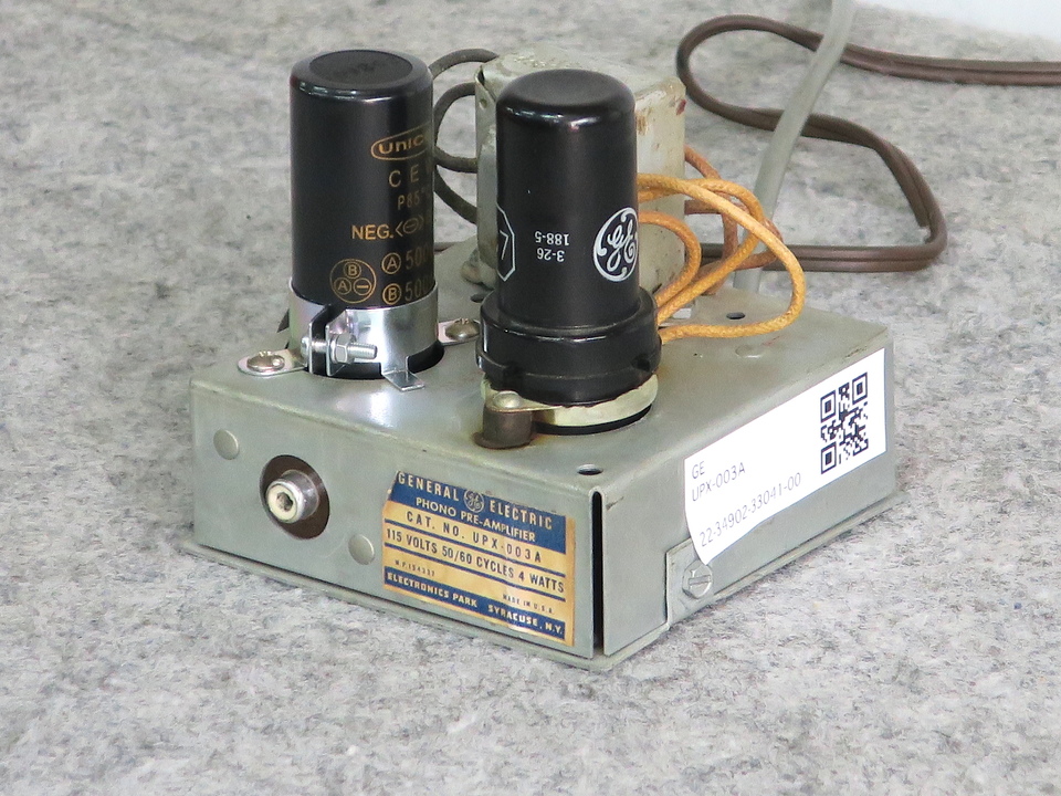 値下げビンテージGE バリレラ カートリッジ用フォノイコライザーUPX-003B 値下げビンテージGE バリレラ カートリッジ用フォノイコライザー