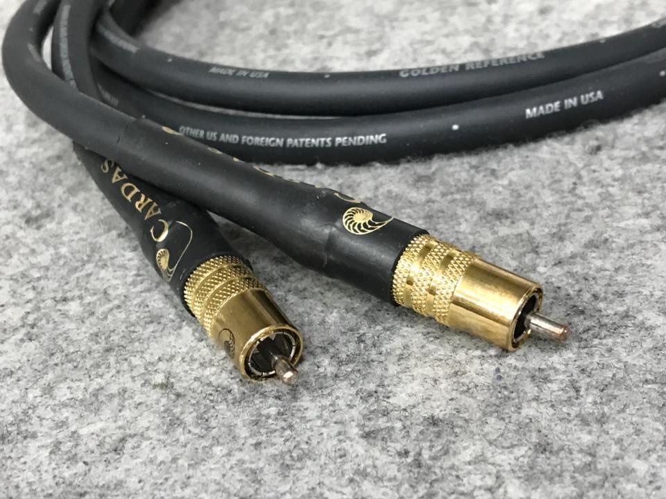 CARDAS RCAケーブル GOLDEN REFERENCE 1m ペア カルダス 証明書