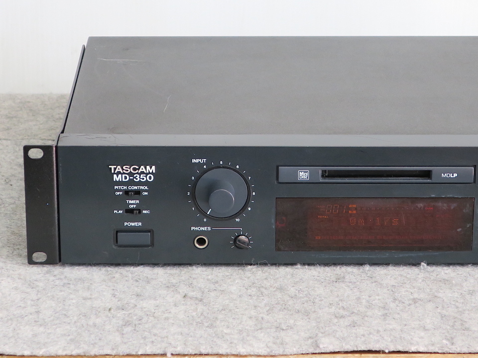 【美品】TASCAM MD-350 タスカム MDデッキ ラックケース・リモコン TASCAM MD-350 タスカム MDデッキ ラックケース・リモコン
