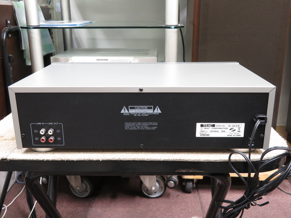 W-865R TEAC - 中古オーディオ 高価買取・販売 ハイファイ堂