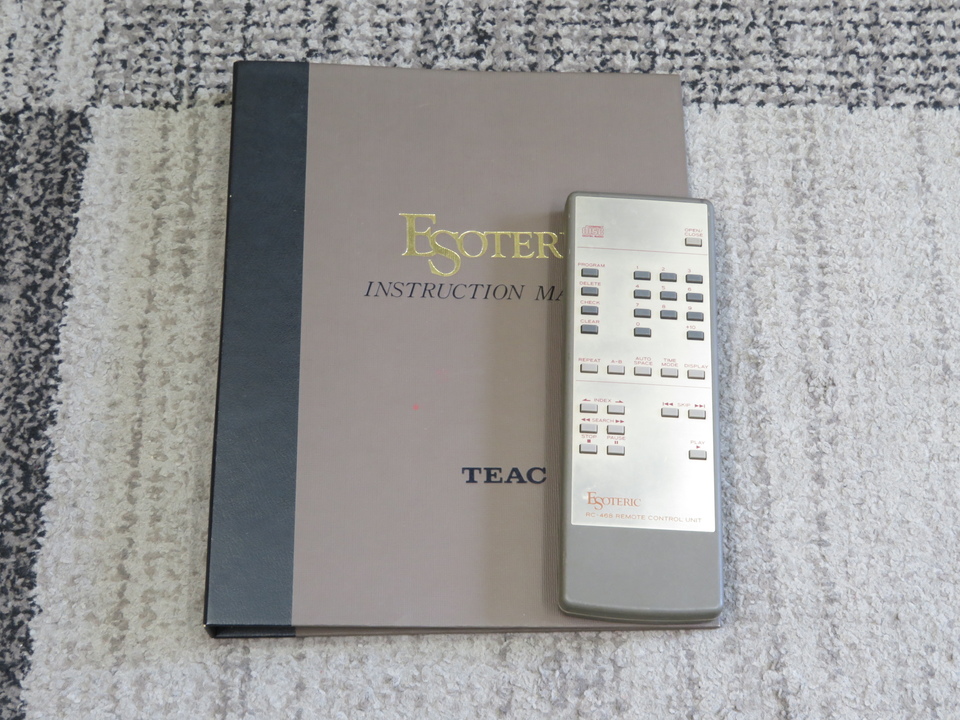ESOTERIC X-1S X-1 用 リモコン RC-468 □ESOTERIC CDプレーヤーX-1S用リモコン RC-468 エソテリック