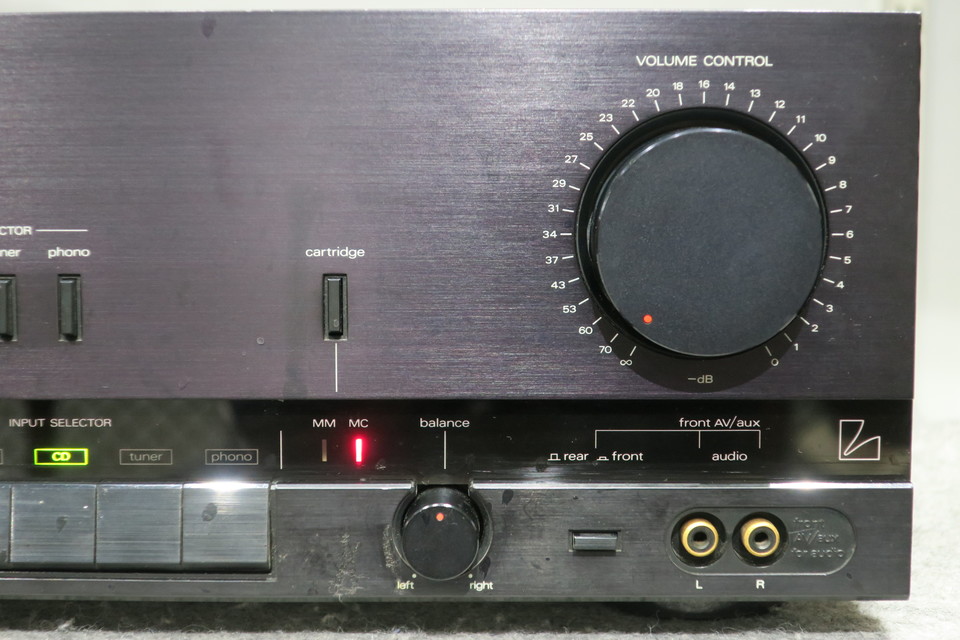 昭和レトロ オーディオアンプ ALPINE/LUXMAN LV-103 ALPNE/LUXMAN