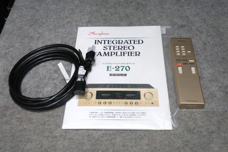 E-270 Accuphase - 中古オーディオ 高価買取・販売 ハイファイ堂