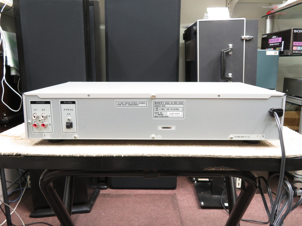 ソニー MDS-JE580 MDデッキ 完動品 リモコンなし ソニー MDS-JE580 MD