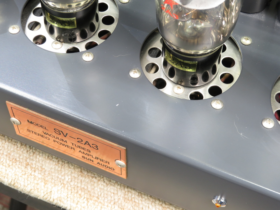 SUN AUDIO SV-2A3 真空管アンプ 本体 サン・オーディオのパワーアンプ SV-2A3 (30th Anniversary