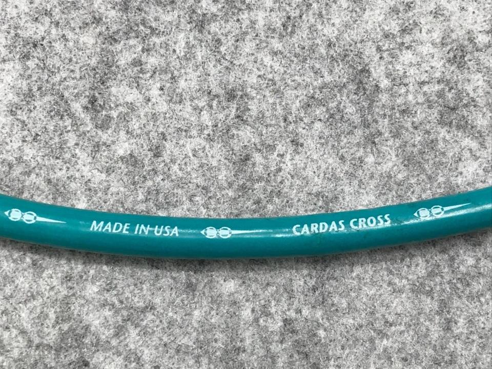 □②CARDAS CROSS XLRケーブル MADE IN USA（CARDAS AUDIO Cross