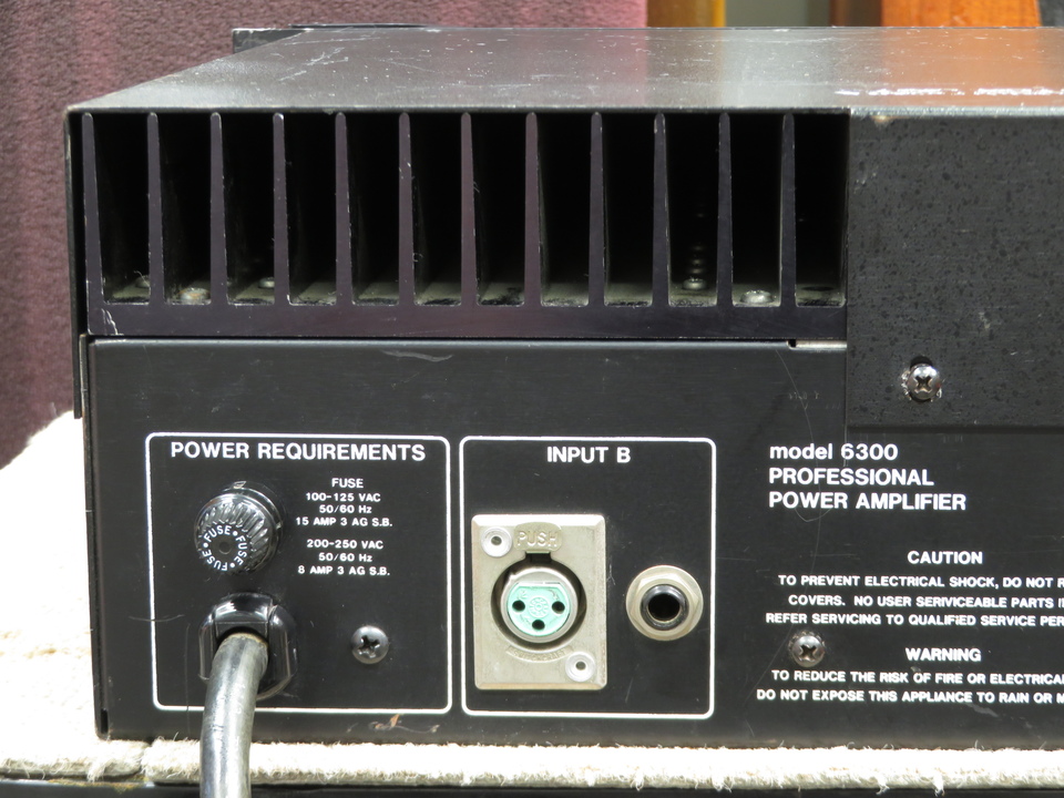 希少 UREI MODEL 6300 POWER AMPLIFIER 業務用 MODEL 6300 UREI - HiFi-Do McIntosh/JBL/audio-technica/Jeff Rowland