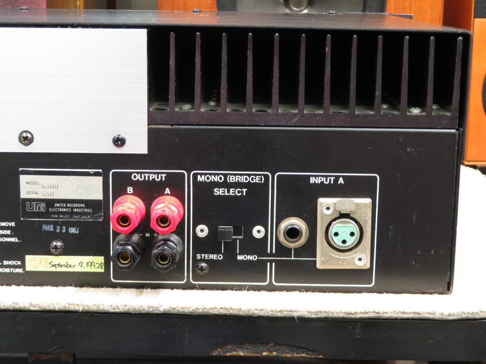MODEL 6300 UREI - HiFi-Do McIntosh/JBL/audio-technica/Jeff Rowland