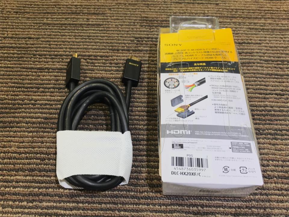 ◎とりちき◎SONY・HDMIケーブル・2m・DLC-HX20 ◎とりちき◎SONY・HDMIケーブル・2m・DLC-HX20 ◎とりちき◎