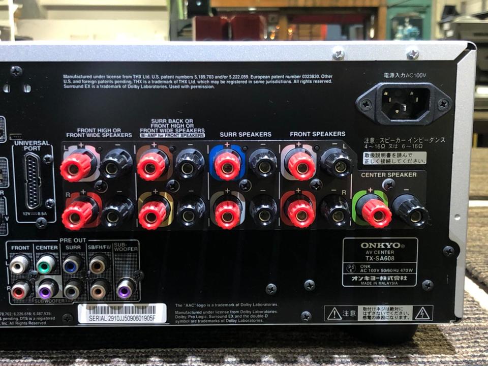 ONKYO オンキョー TX-SA608 ONKYO TX-SA608 | 7.1ch Compatible AV Amplifier from Japan | eBay