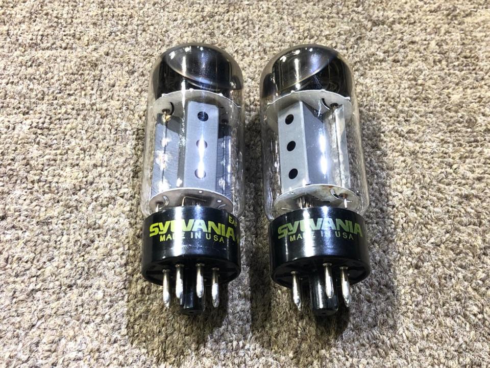 EL34 6CA7 Sylvania 6CA7(EL34)太管ペア エレクトロハーモニクス QUAD
