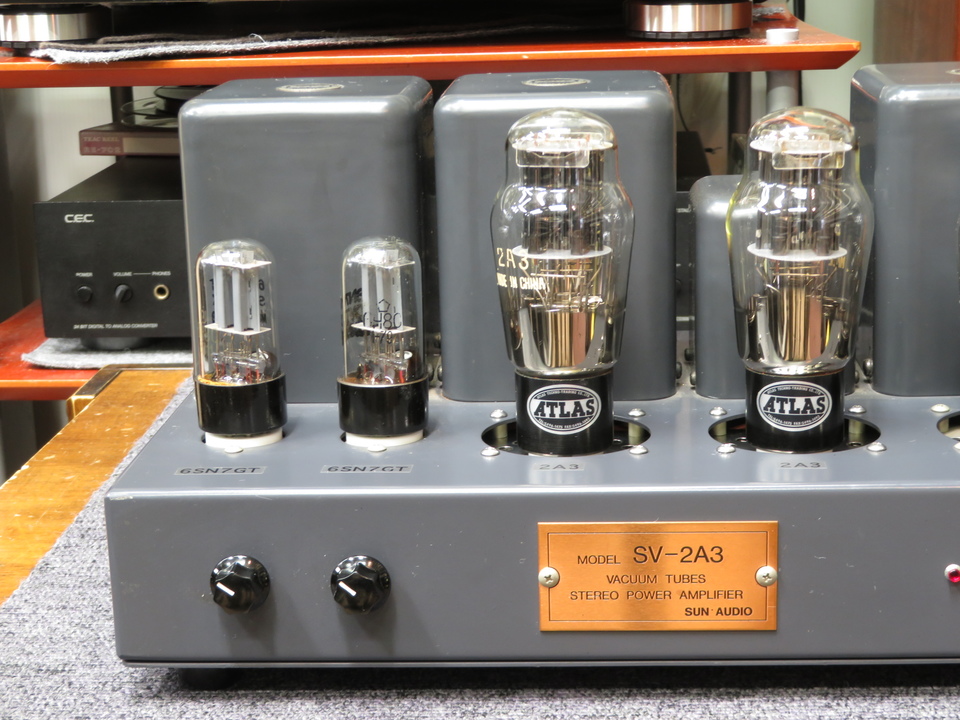 SUN AUDIO SV-2A3 真空管アンプ 本体 サン・オーディオのパワーアンプ SV-2A3 (30th Anniversary version)を