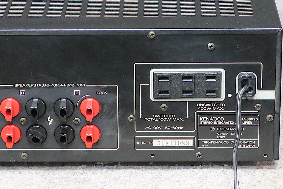 KA-880SD KENWOOD - 中古オーディオ 高価買取・販売 ハイファイ堂