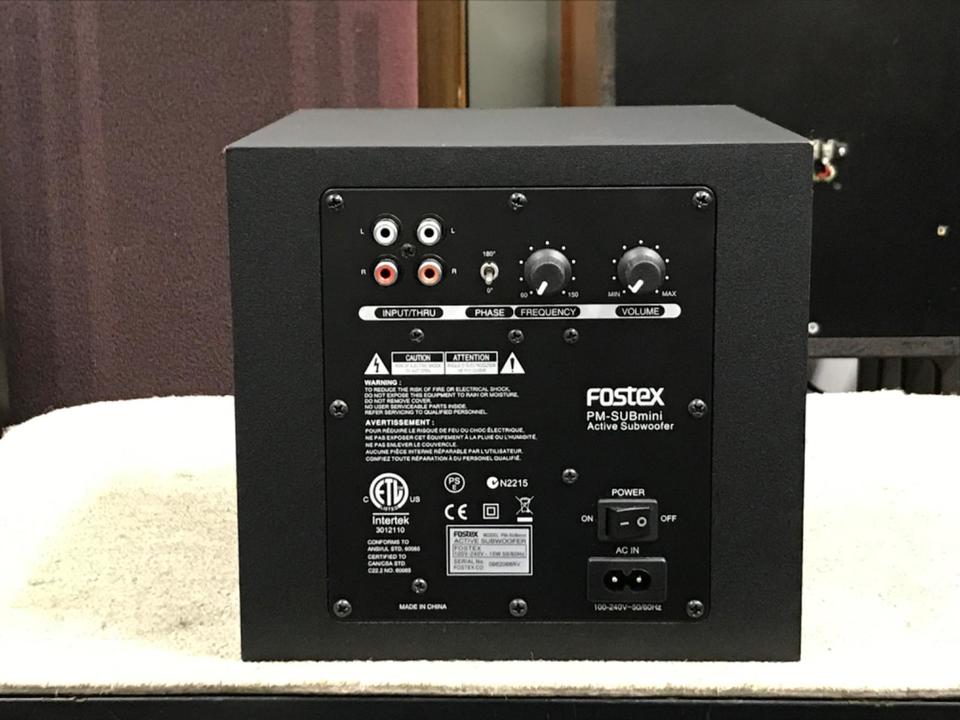 Fostex PM-SUBmini + PA-3 セット中古品 Fostex PM-SUBmini PA-3 スピーカーセット Fostex PM-SUBmini PA-3