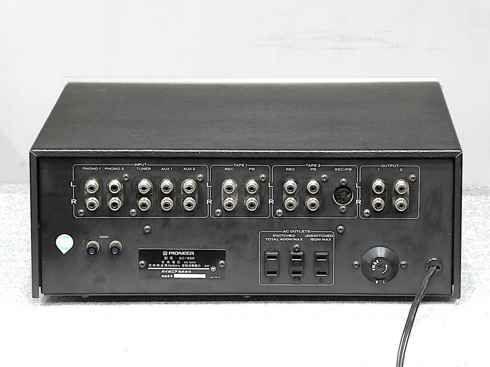 ★PIONEER　SC-850プリアンプ PERFECT WORKING Pioneer SC-850 ELECTRONIC Preamplifier