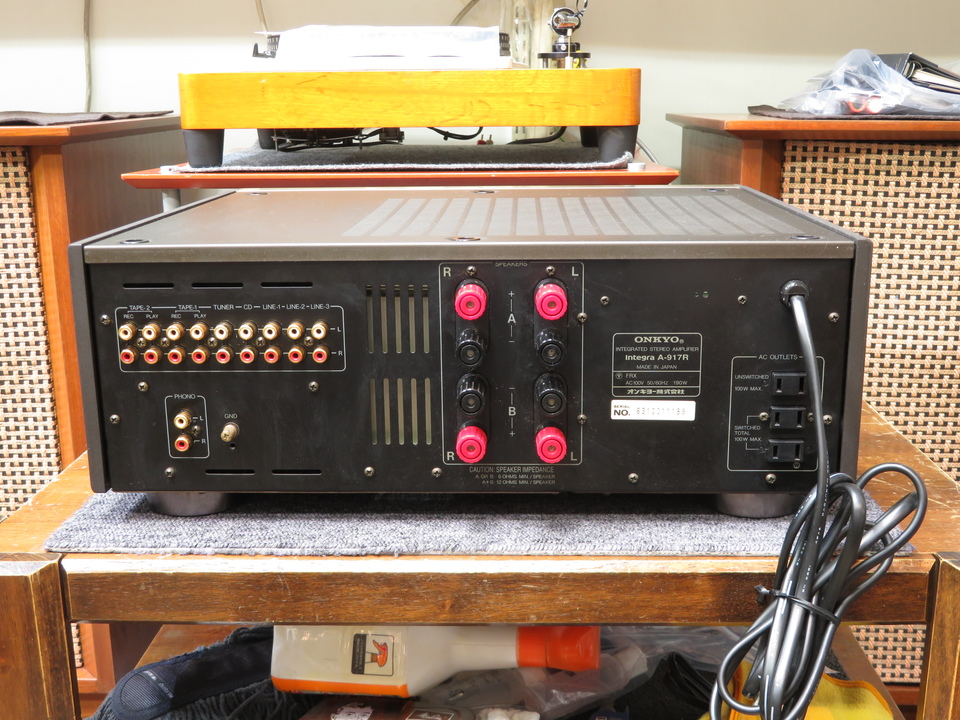 オンキョー　INTEGRA A-917R 中古動作品 Yahoo!オークション -「onkyo a-917r」の落札相場・落札価格