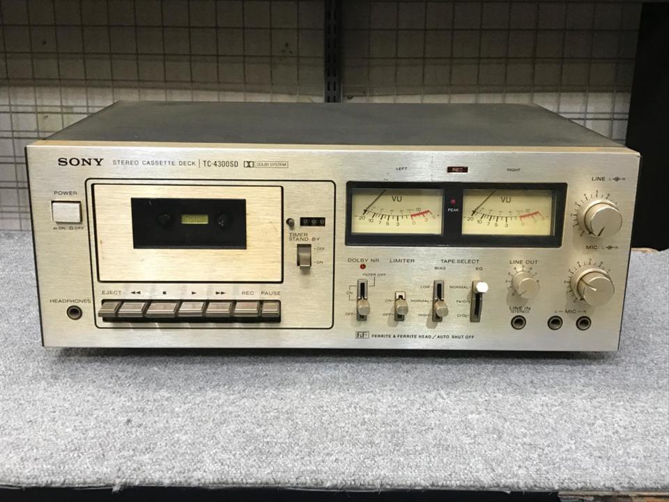 SONY ステレオカセットデッキ TC-4300SD
