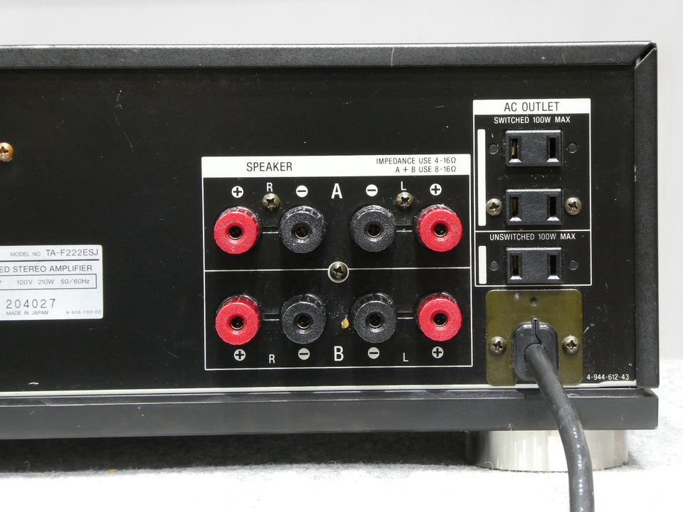 TA-F222ESJ SONY - 中古オーディオ 高価買取・販売 ハイファイ堂