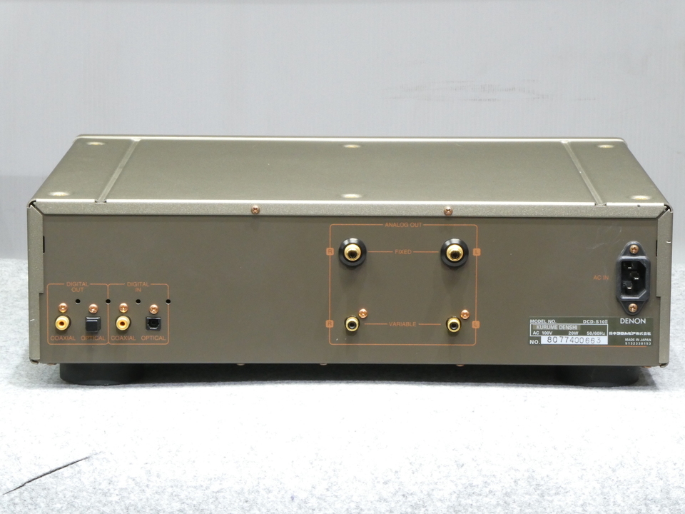 DCD-S10/2 DENON - 中古オーディオ 高価買取・販売 ハイファイ堂