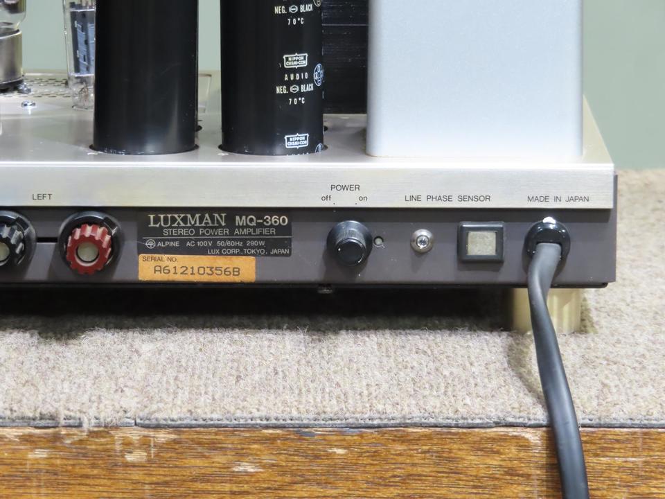 【そろそろ締め切ります】LUXMAN MQ-360 【かなり希少】 MQ-360 LUXMAN - HiFi-Do McIntosh/JBL/audio-technica/Jeff Rowland