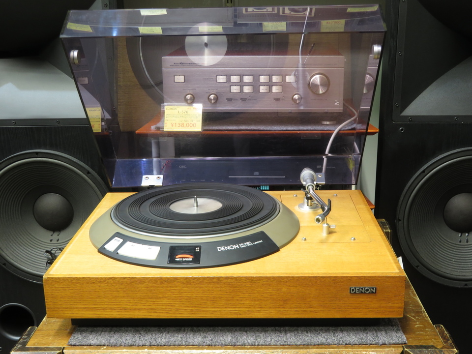 DENON DP-3000 DA-305 DK-100 ターンテーブル デノン Denon DP-3000 + DK-100 Direct Drive Turntable Record Player