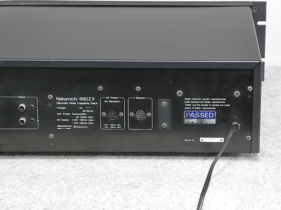 680ZX Nakamichi - 中古オーディオ 高価買取・販売 ハイファイ堂