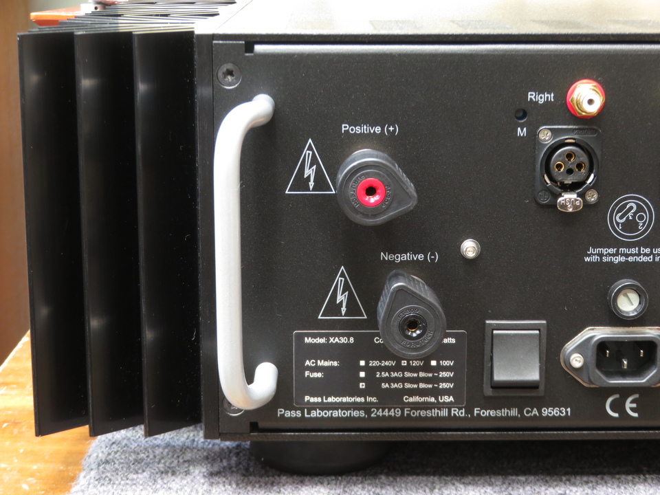 【美品】PASS Labs XA30.8 主力ハイパワーアンプ XA30.8 / PASS - エレクトリ