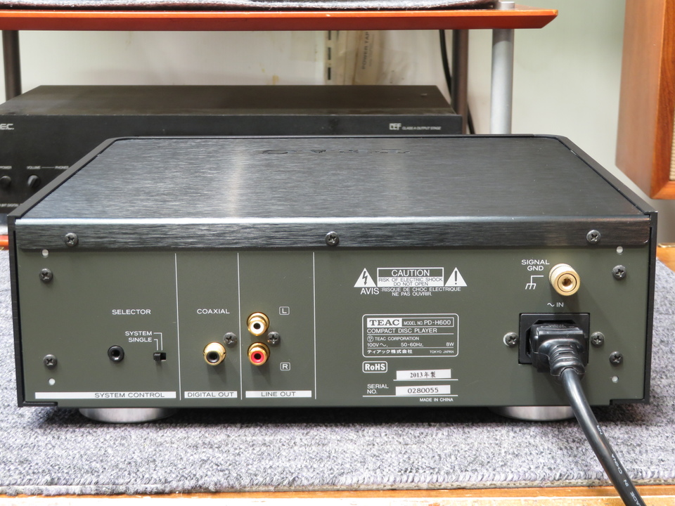 TEAC PD-H600 CDプレーヤー ティアック TEAC PD-H600 CDプレーヤー 元箱付き @41423 / 中古