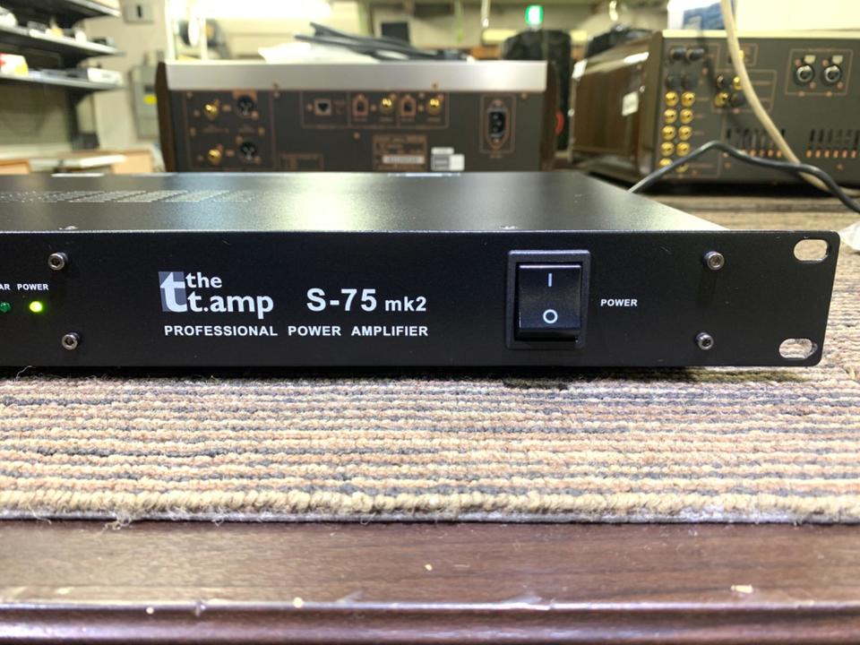 中古 パワーアンプ Thomann S-75mk2 S-75MK2 THOMANN - 中古オーディオ