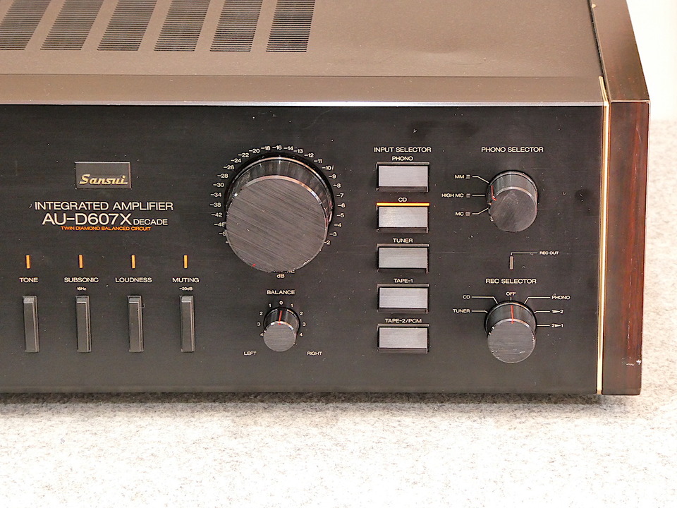AU-D607X DECADE SANSUI - 中古オーディオ 高価買取・販売 ハイファイ堂