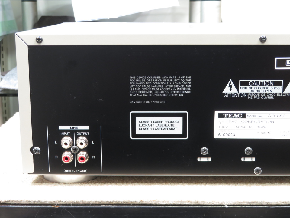 AD-850 TEAC - 中古オーディオ 高価買取・販売 ハイファイ堂