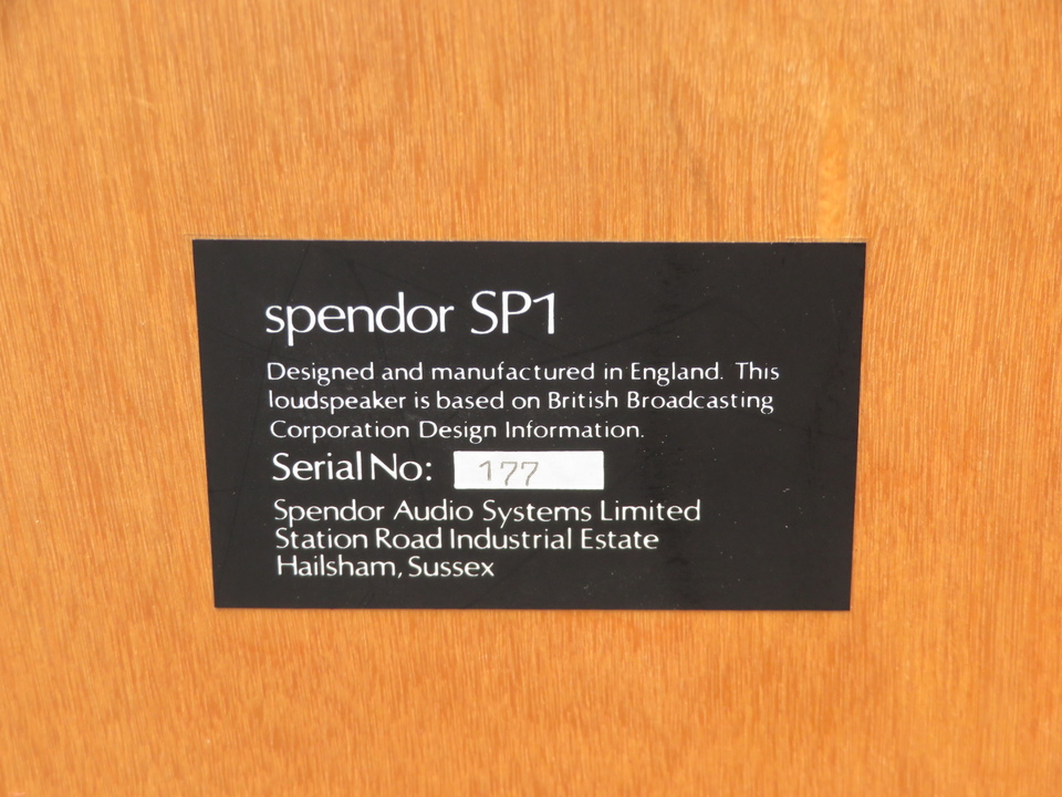 SP1 Spendor - 中古オーディオ 高価買取・販売 ハイファイ堂