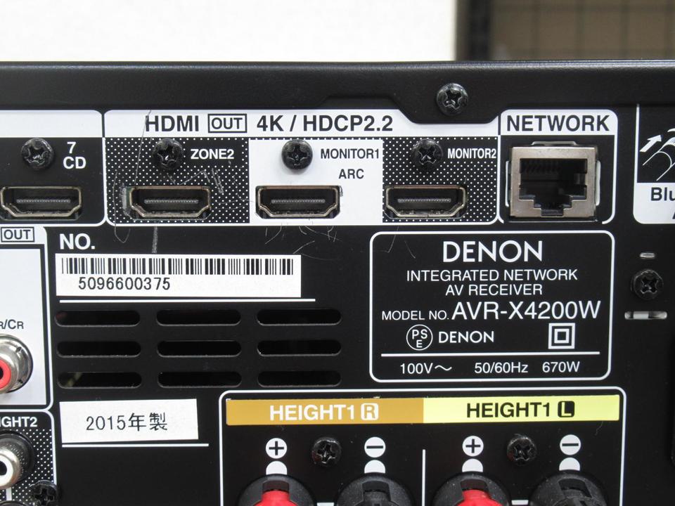 AVR-X4200W DENON - 中古オーディオ 高価買取・販売 ハイファイ堂