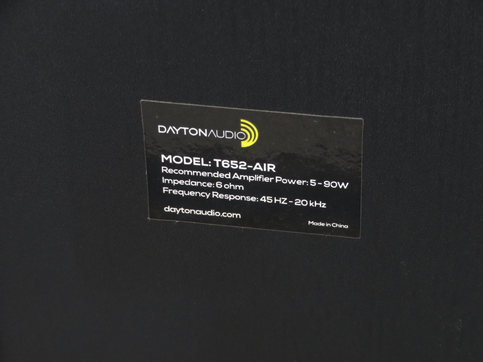 T652-AIR DAYTON AUDIO - 中古オーディオ 高価買取・販売 ハイファイ堂