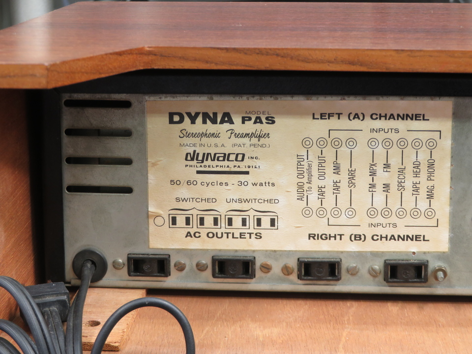 PAS-3X DYNACO - 中古オーディオ 高価買取・販売 ハイファイ堂