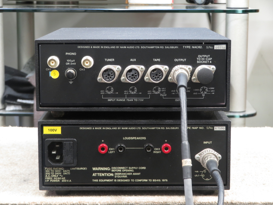 naim audio NAP140 NAC62 プリアンプ パワーアンプ NAC62+NAP140 Naim audio - 中古オーディオ 高価買取・販売