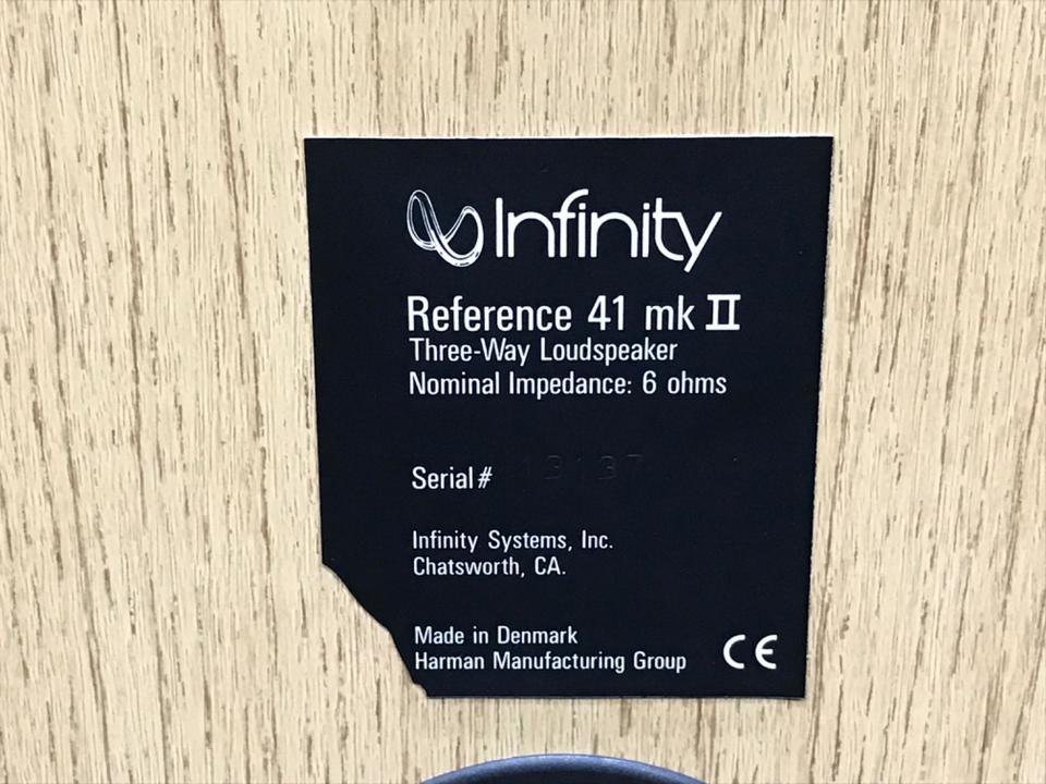 Reference 41mk2 Infinity - HiFi-Do McIntosh/JBL/audio-technica
