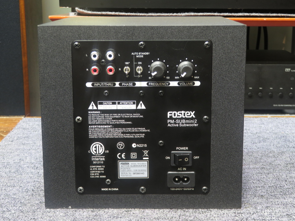 FOSTEX PM-SUBmini2（PM-SUBmini2 | Fostex(フォステクス)）