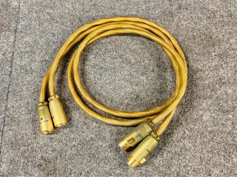 中古 Acrotec 6N-A2410 XLR オーディオ ケーブル 約0.6m×2本 音響 器材