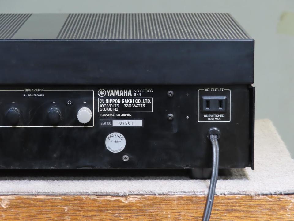 NZ] [Sa164212] YAMAHA ヤマハ B-4 ステレオパワーアンプ オーディオ