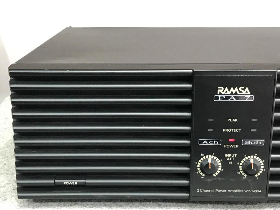 RAMSA 2 channel power アンプ WP-1400A Ramsa WP-1400 2 Channel Pro Power Amplifier - XLR 240 WPC | eBay