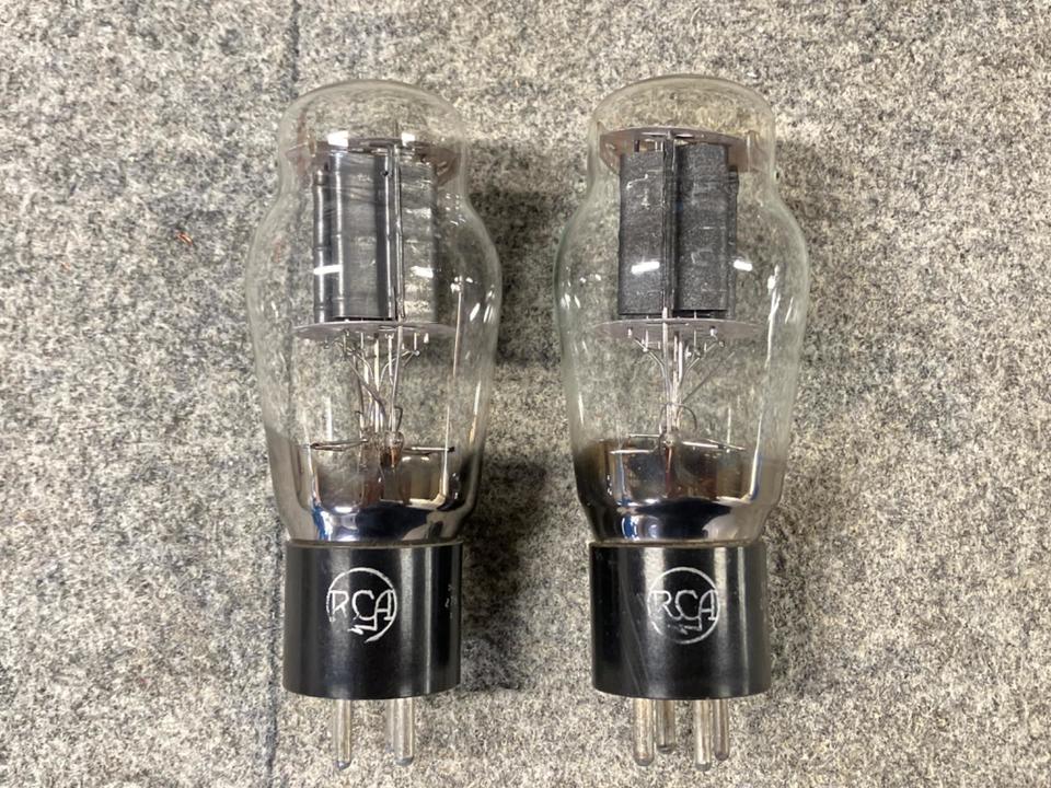 レア真空管 2A3 シングルプレート Champion RCA 2本ペア (2) レア