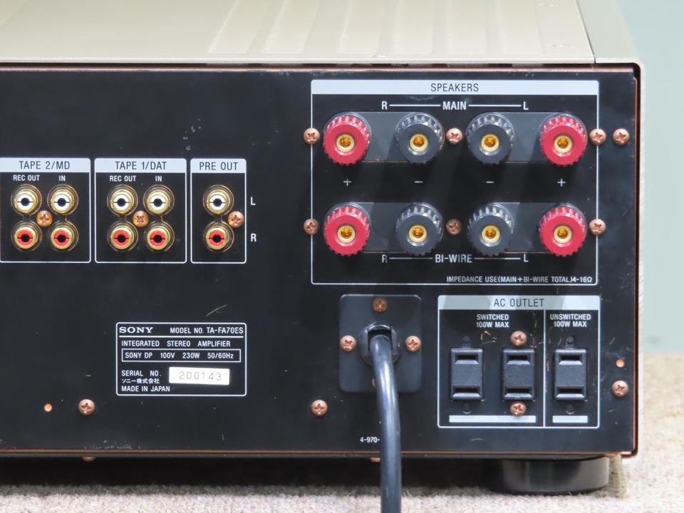 TA-FA70ES SONY - HiFi-Do McIntosh/JBL/audio-technica/Jeff Rowland