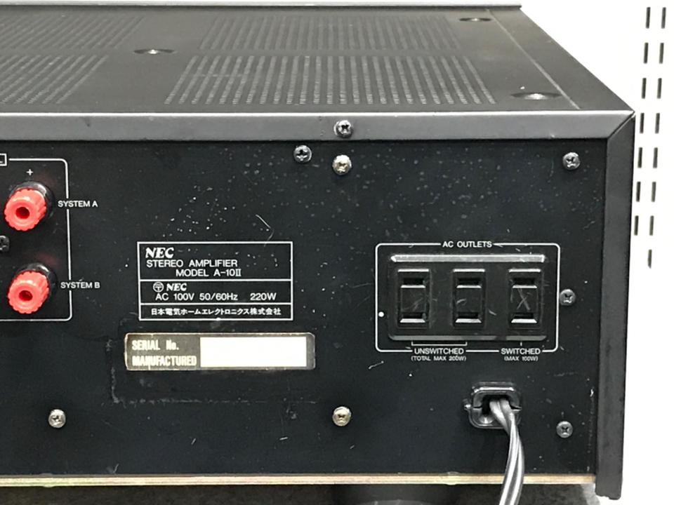 NEC A-10Ⅱ ジャンク NEC / A-10Ⅱ 修理