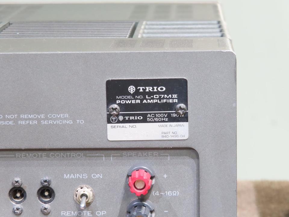 L-07M2 TRIO - 中古オーディオ 高価買取・販売 ハイファイ堂